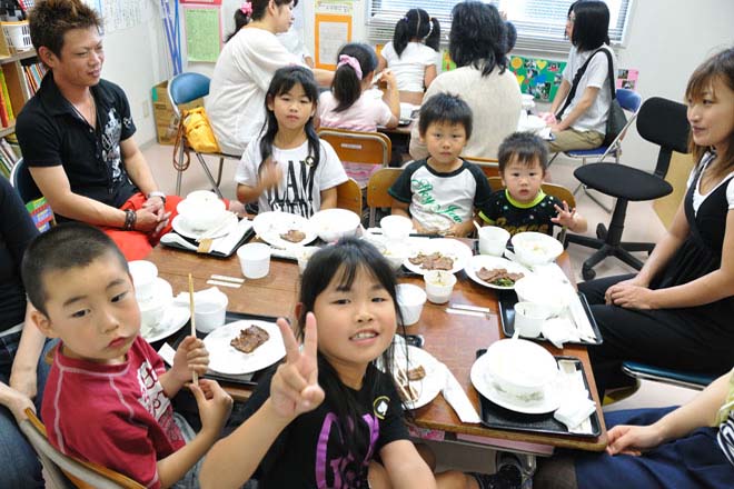 みんなで食べられてうれしい