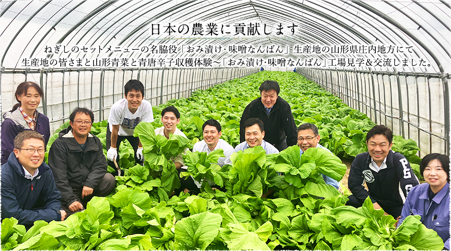 ねぎしの社会貢献